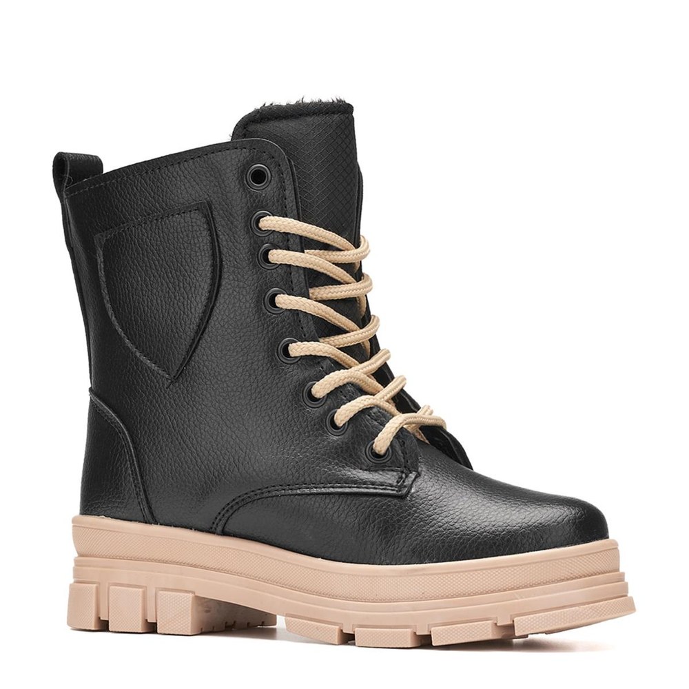 WALKİNG Bot 020 Siyah Bej