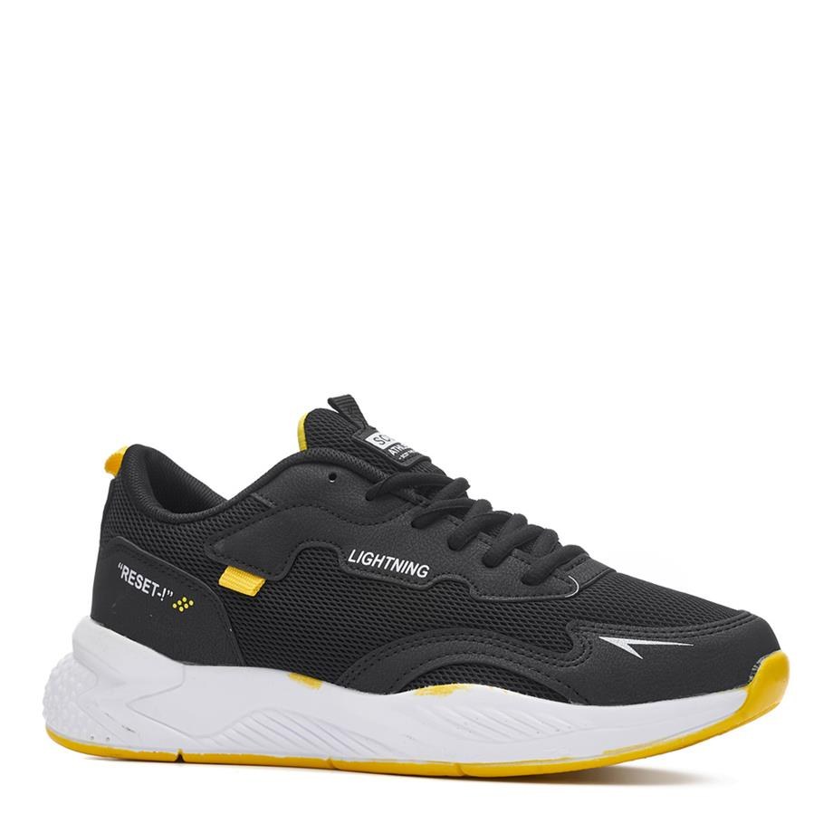SCOT Spor 011 A Siyah Beyaz Sarı