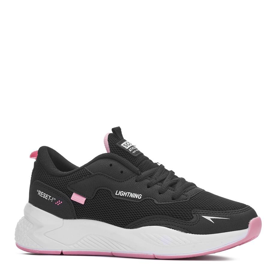 SCOT Spor 011 A Siyah Beyaz Pembe
