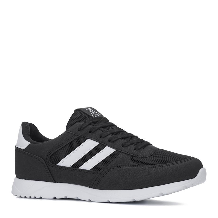 LUTTOON Spor T-057 Siyah Beyaz