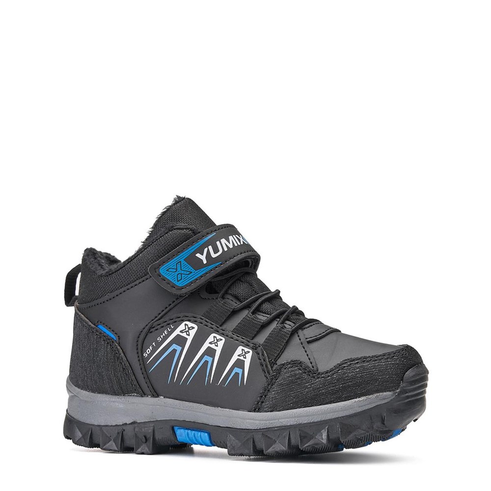 YUMİX Bot 7215 Siyah Saks Mavi