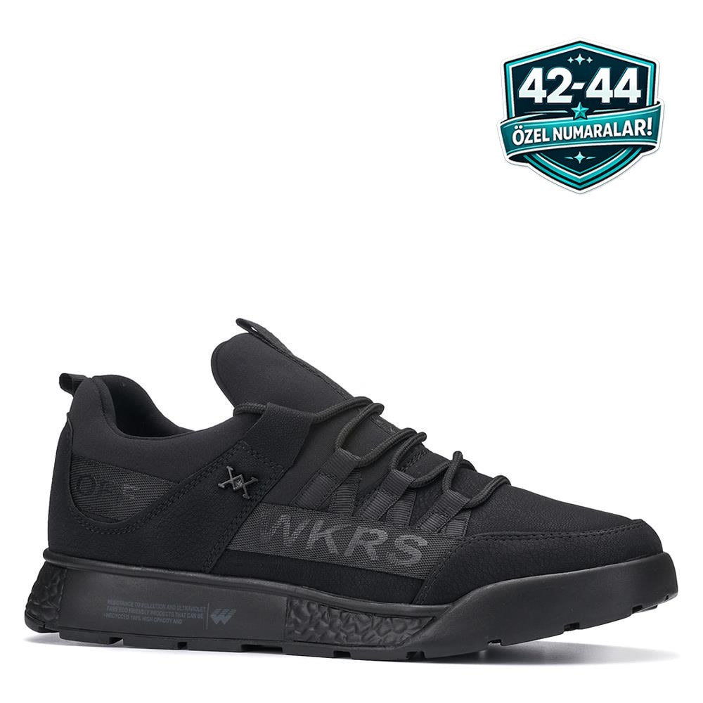 WİCKERS Spor Cilt 2300 Siyah Füme Nubuk 42-44