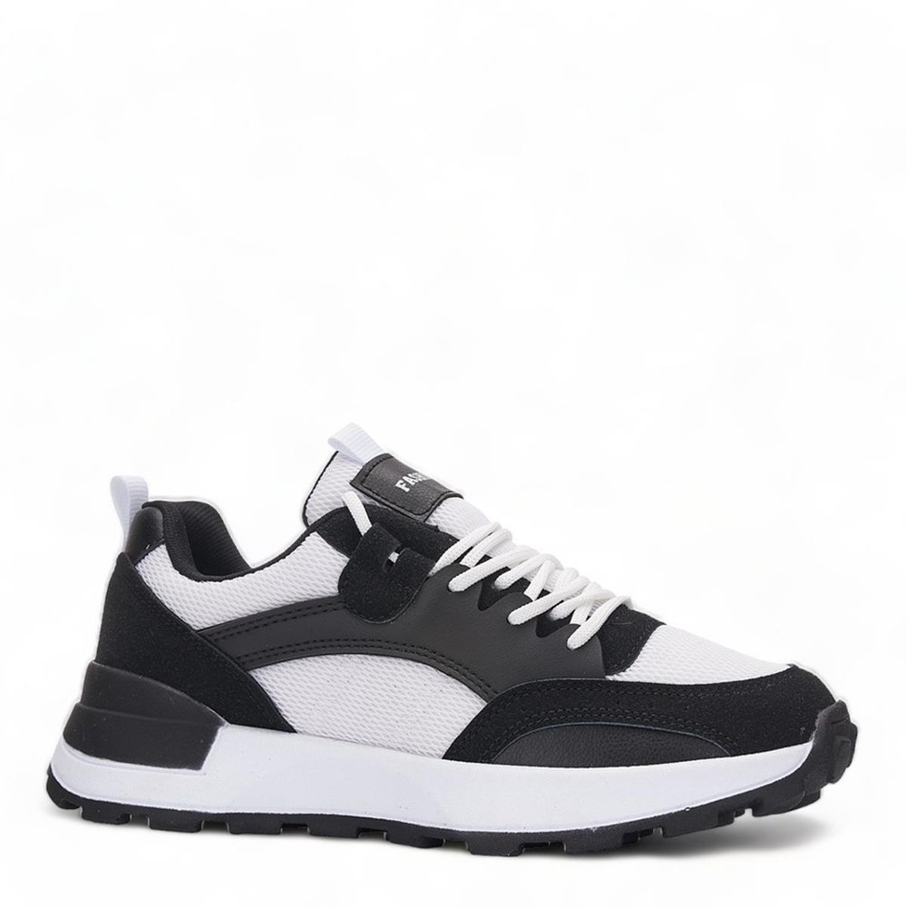 LAMBIRLENT Spor Anrk 9927 4 Beyaz Siyah Siyah