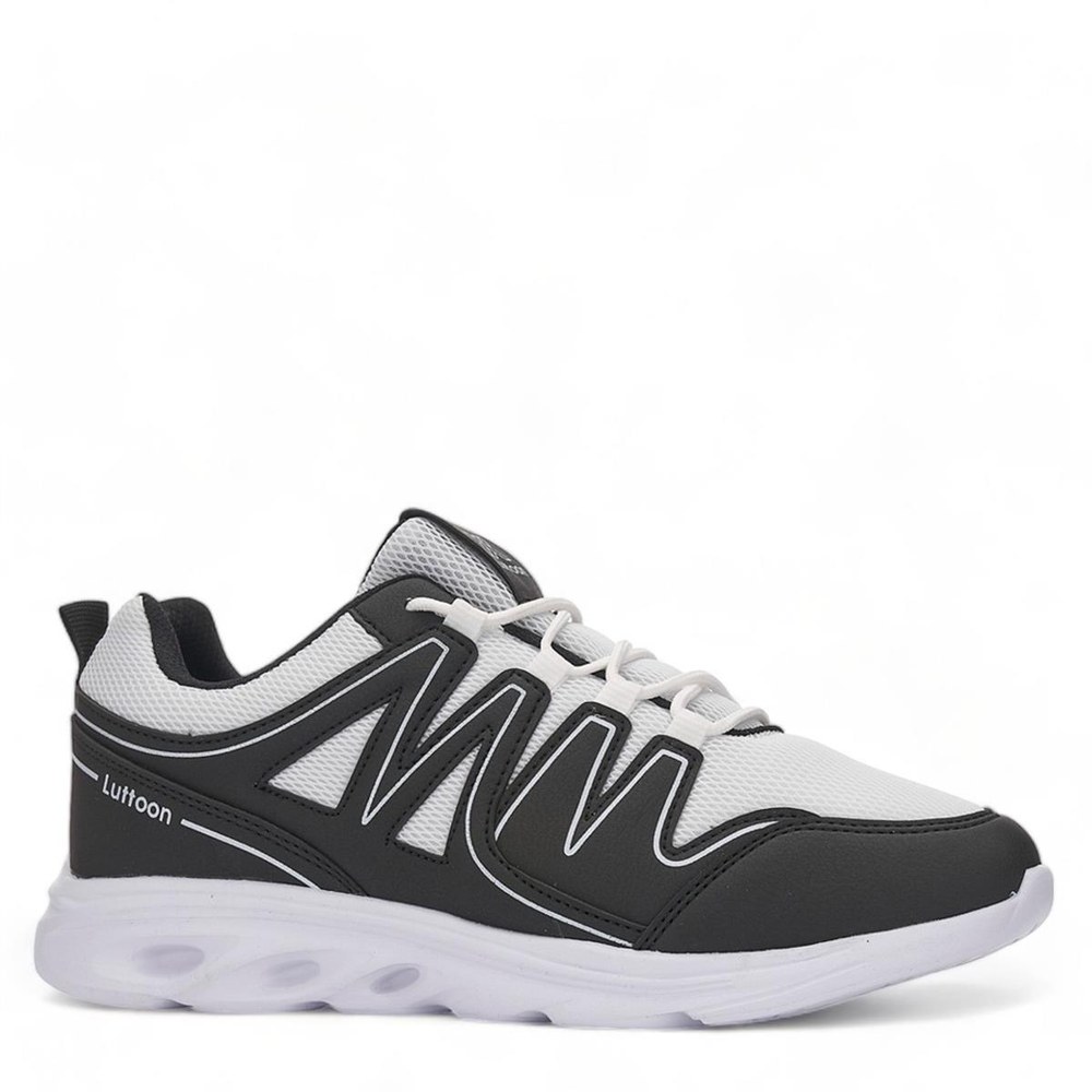 LUTTOON Spor Anrk 4156 Beyaz Siyah