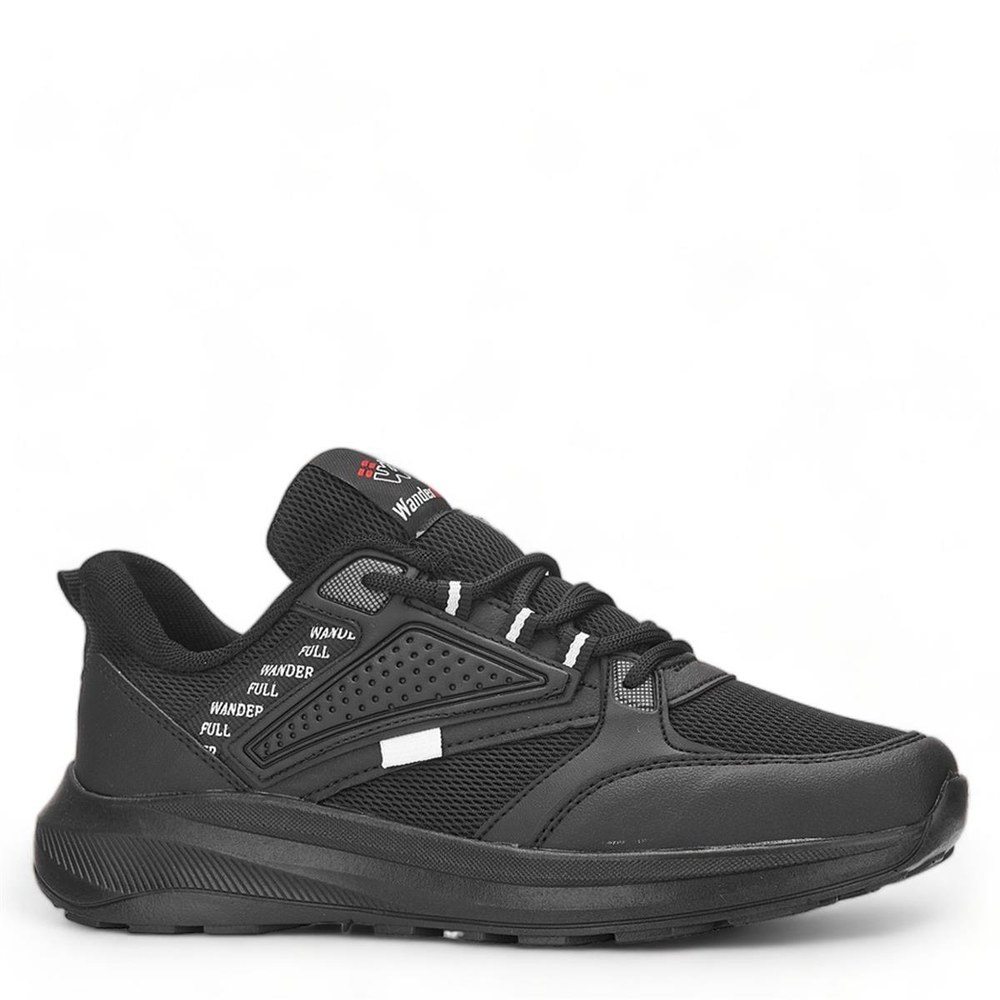 WANDERFULL Spor Anrk 4259 Siyah Beyaz Siyah