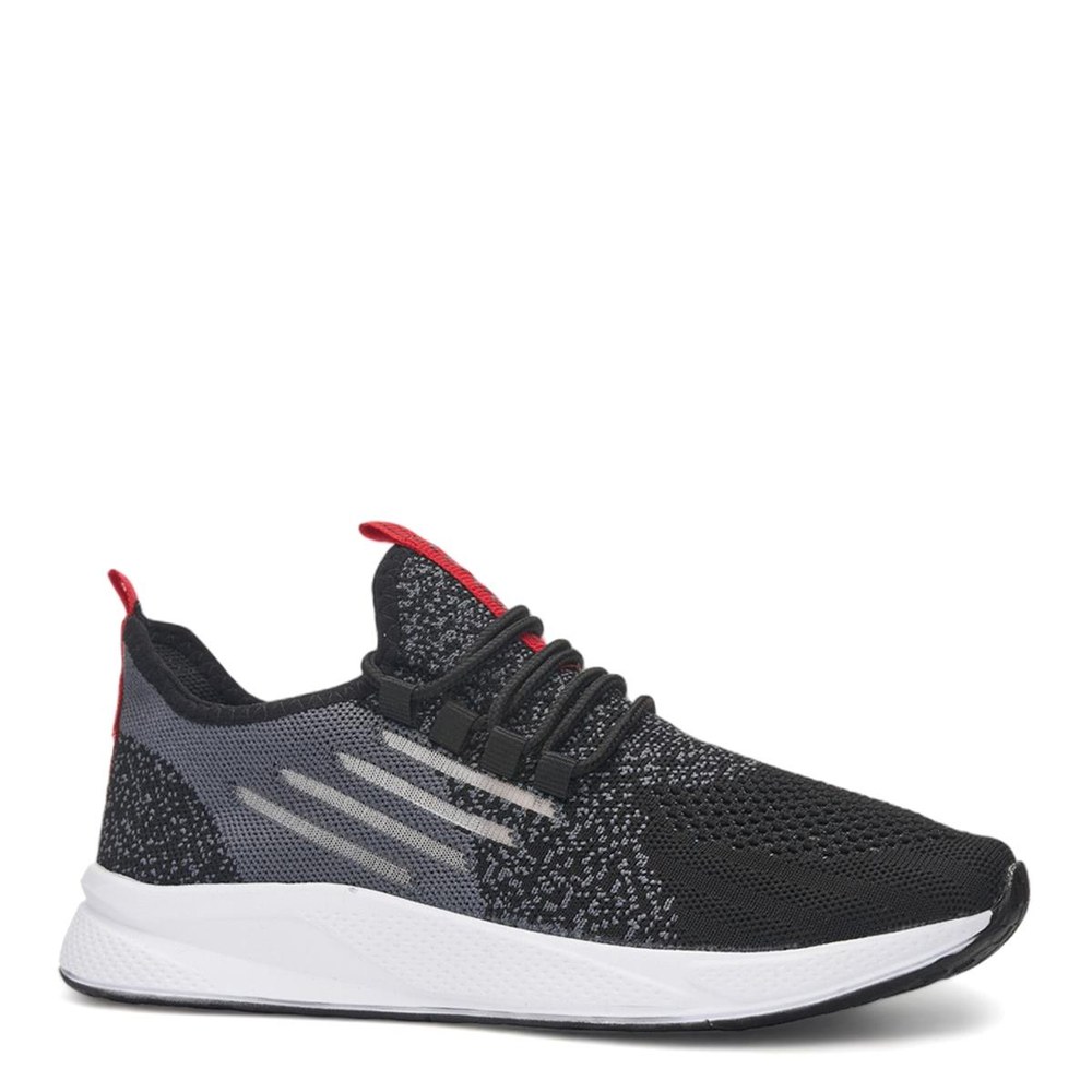 LUPOON Spor 507 Siyah Kırmızı
