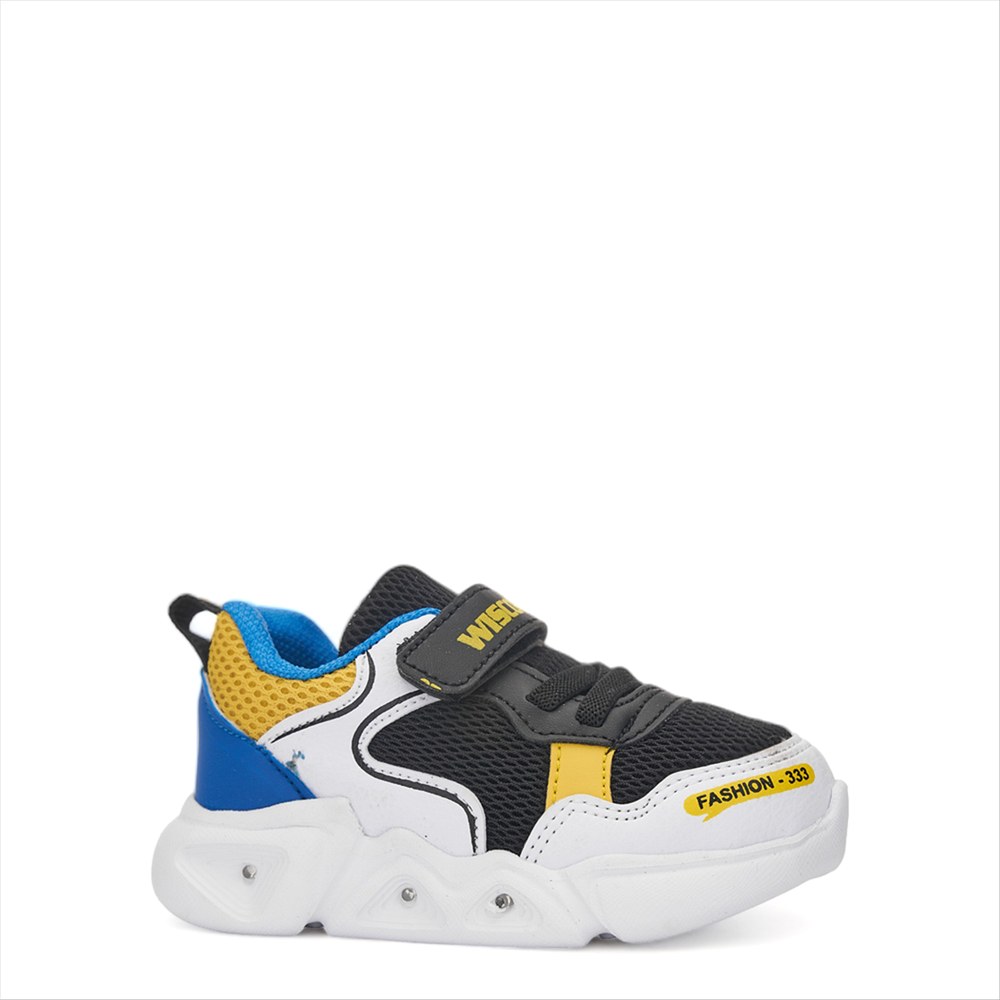 Wisco Spor Anrk 018 Beyaz Siyah Sarı