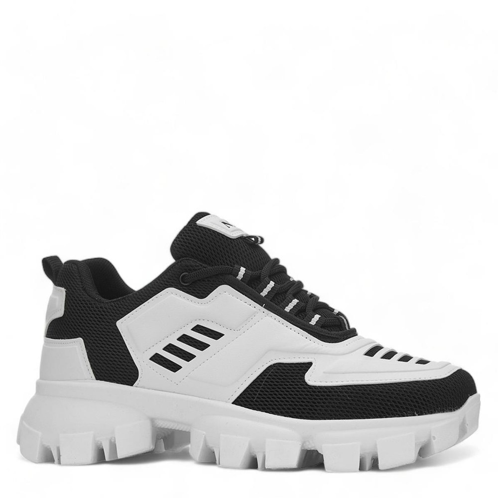 WANDERFULL Spor Anrk 4115 Siyah Beyaz