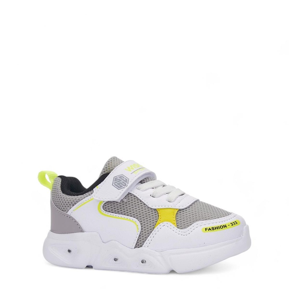 Wisco Spor Anrk 018 Beyaz Buz Sarı
