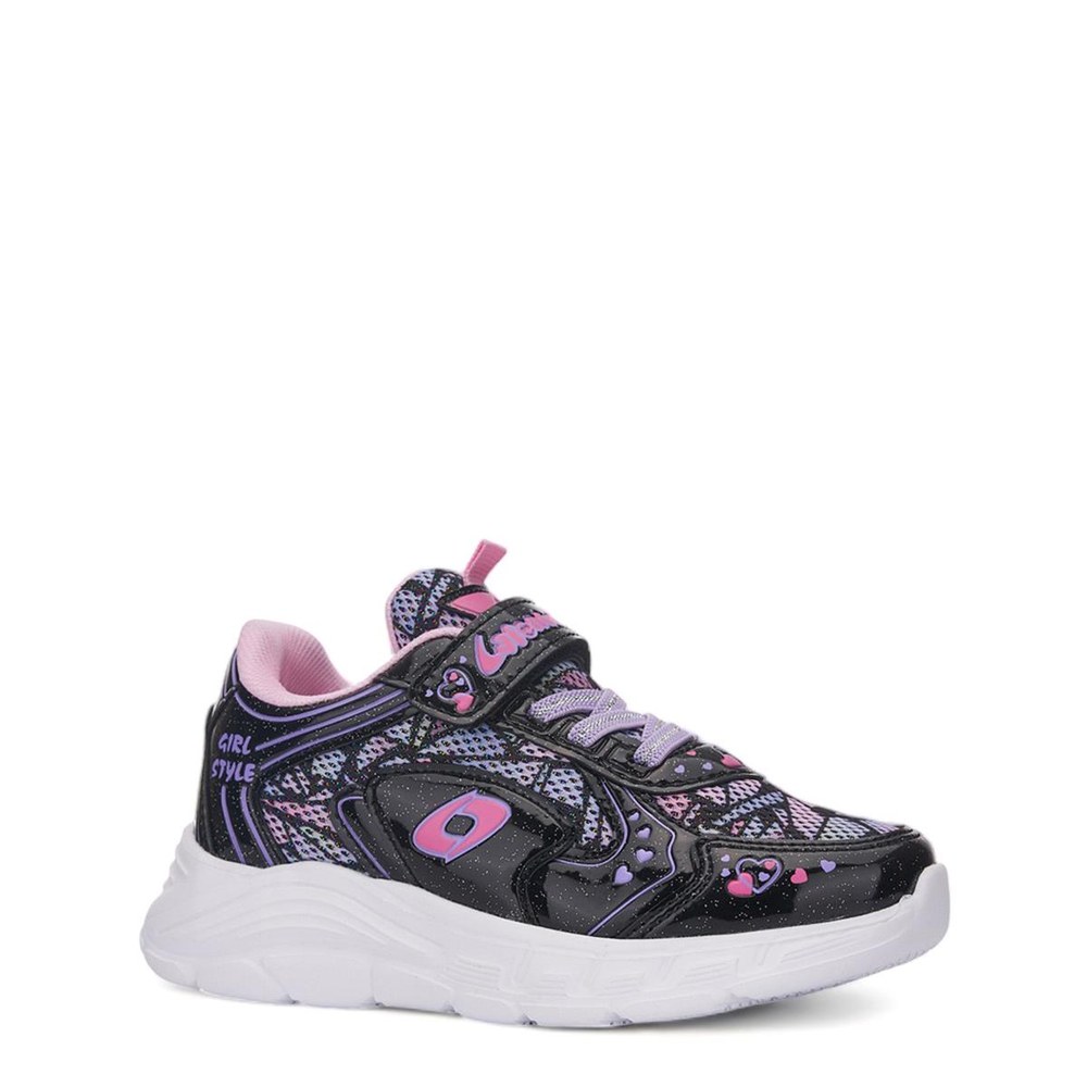 LAFONTEN Spor Anrk 732 Siyah Pembe Lila