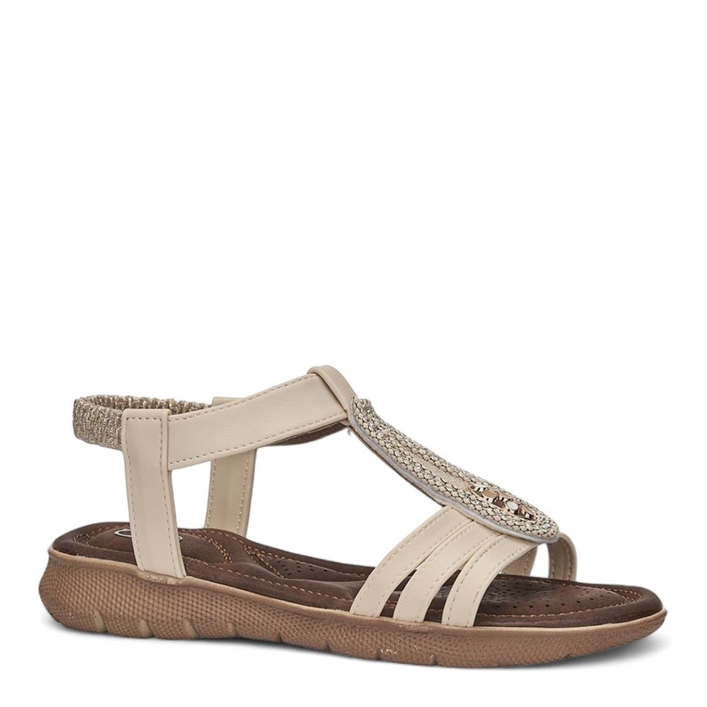 CARMELLA Sandalet 137 Krem