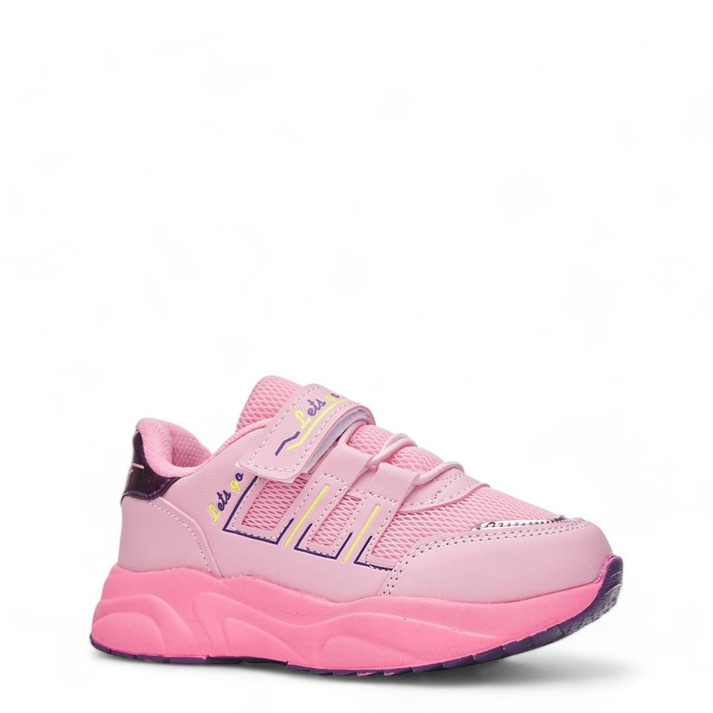 LETSGO Spor Anrk L-238 Pembe Mor Sarı