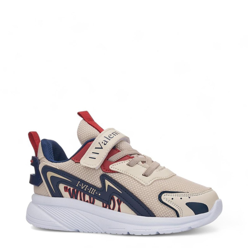 VALENT Spor Anrk 033 Krem Laci Kırmızı