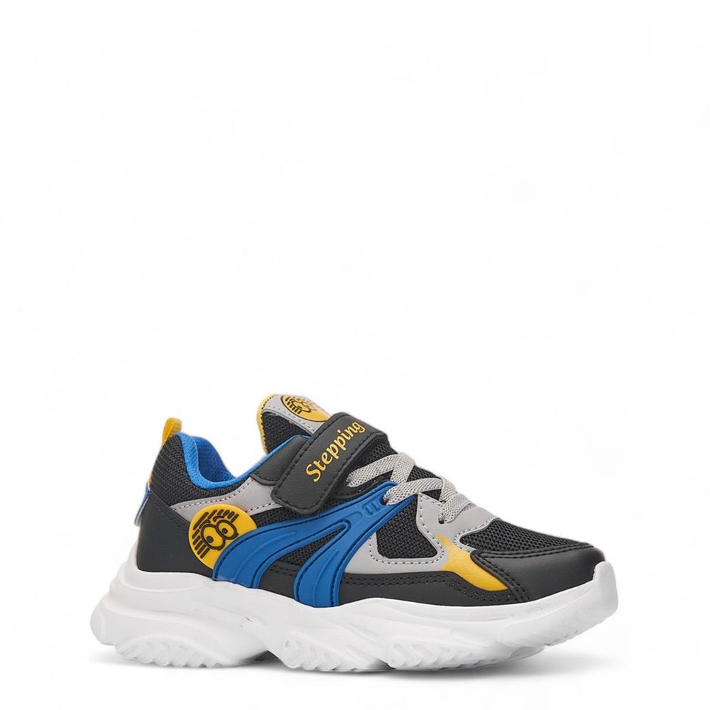 Stepping Spor Anrk 2024 Siyah Saks Sarı