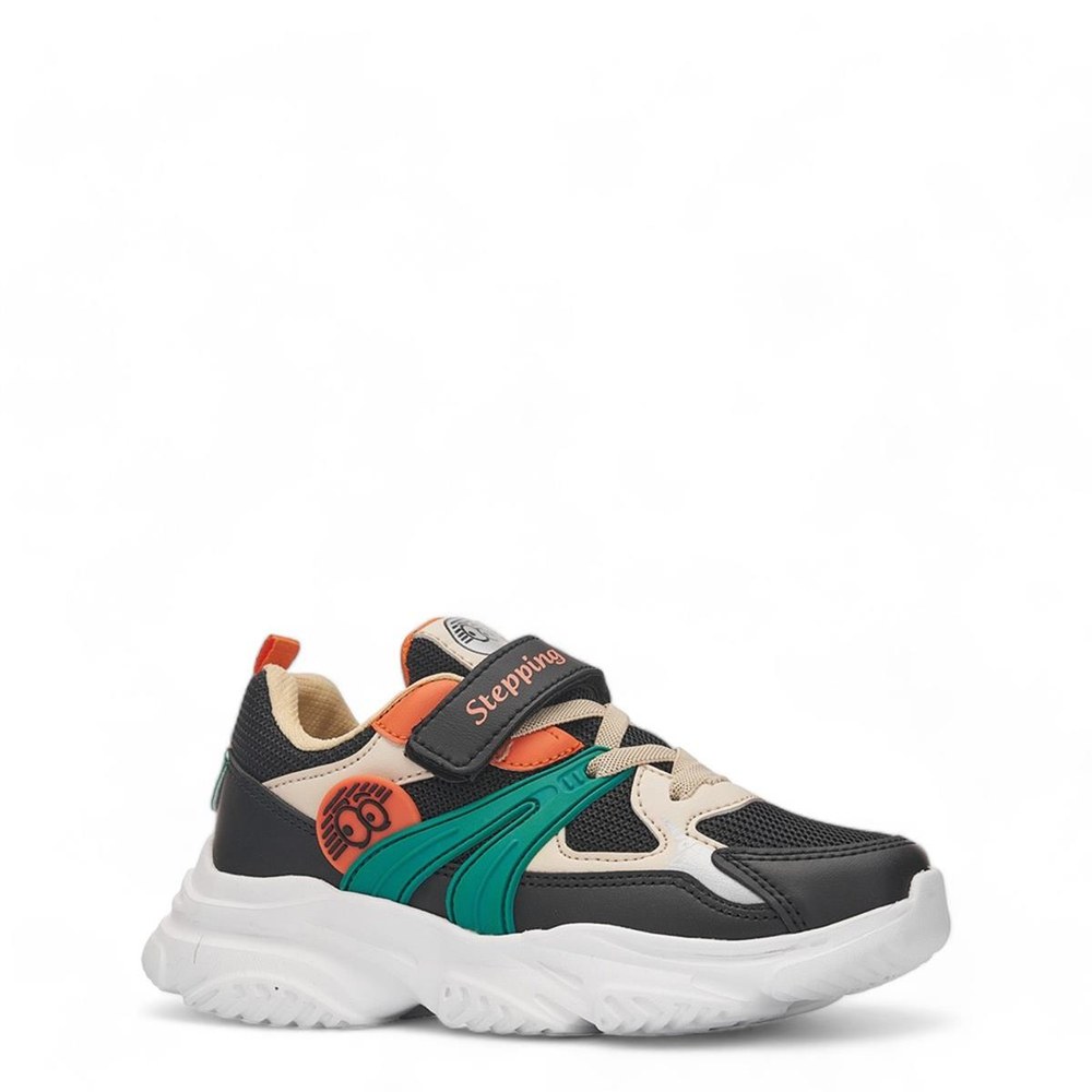 Stepping Spor Anrk 2024 Siyah Bej Yeşil