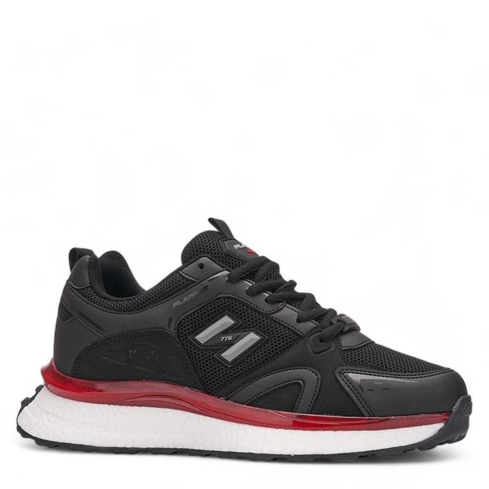 PLARİUM Spor N-776 Siyah Kırmızı