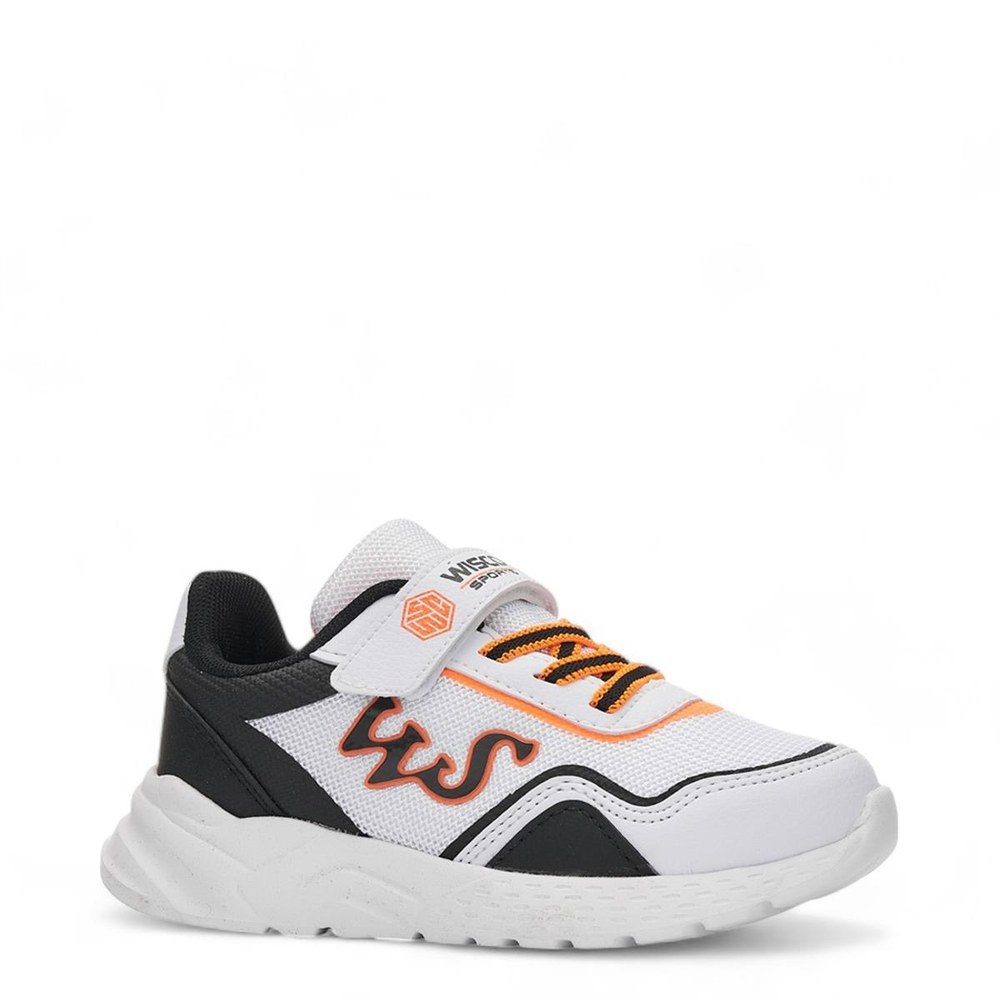 Wisco Spor Anrk 061 Beyaz Siyah Oranj