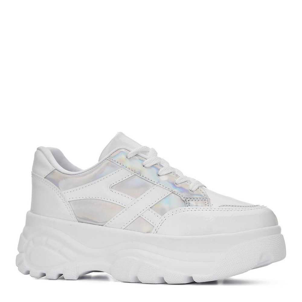 CARMELLA Spor 0032 Beyaz Rugan Holo