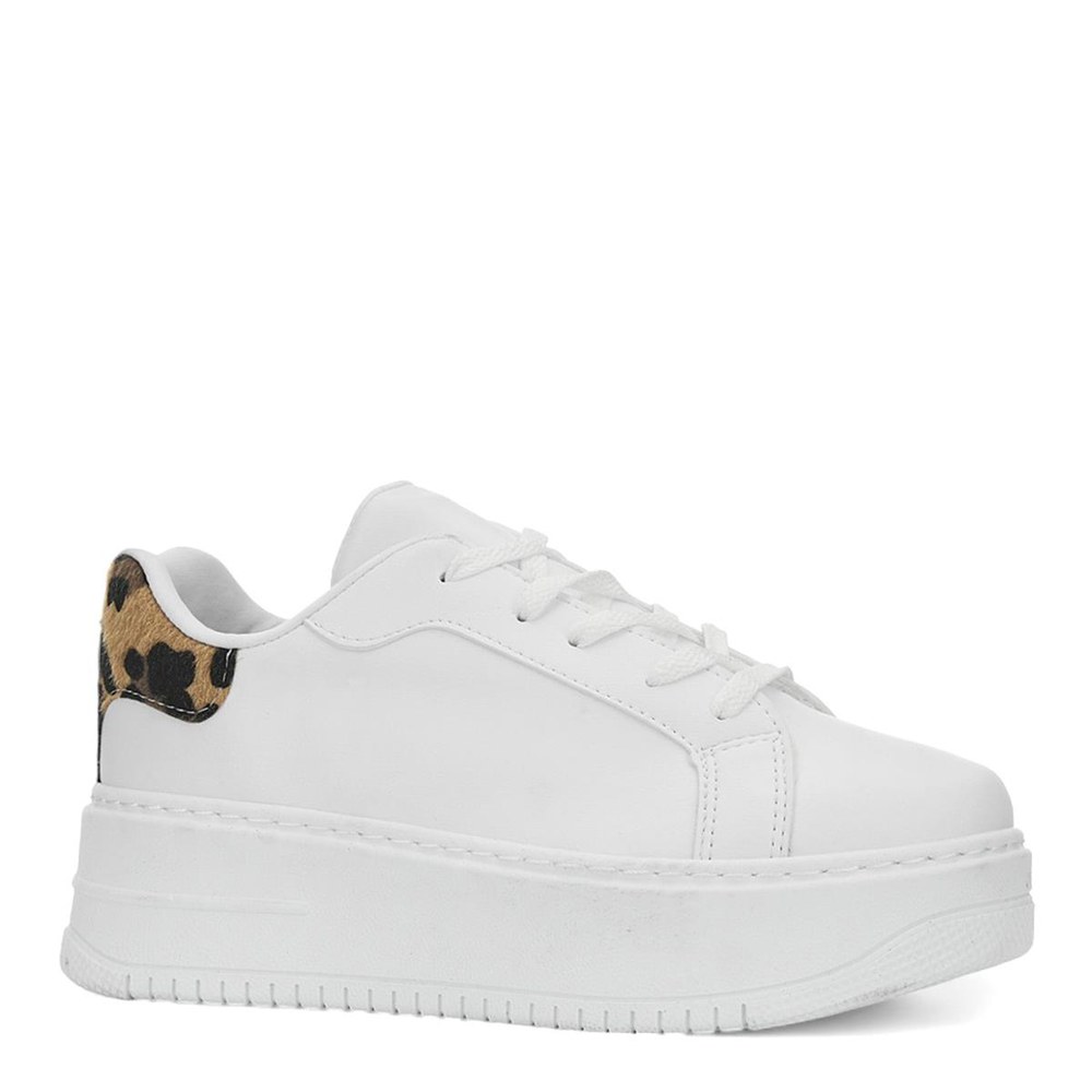 CARMELLA Spor 065 Beyaz Leopar