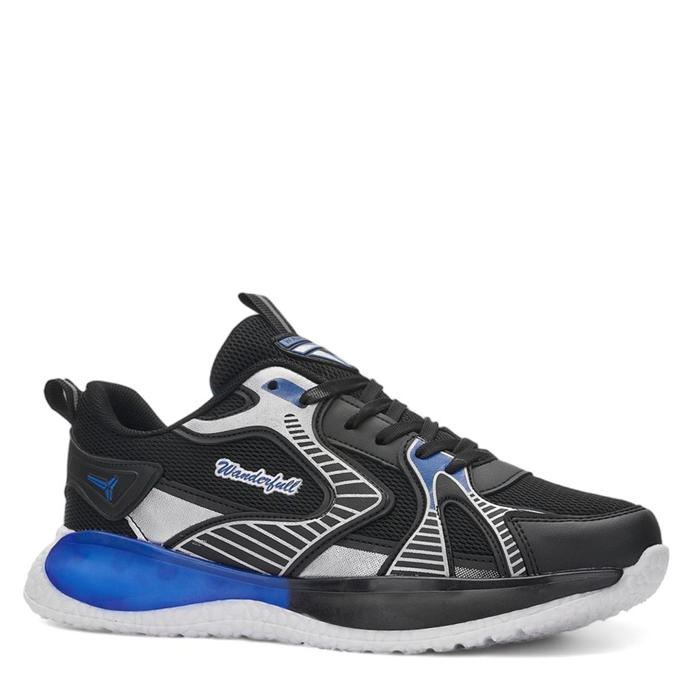WANDERFULL Spor Anrk 4265 Siyah Gümüş Saks