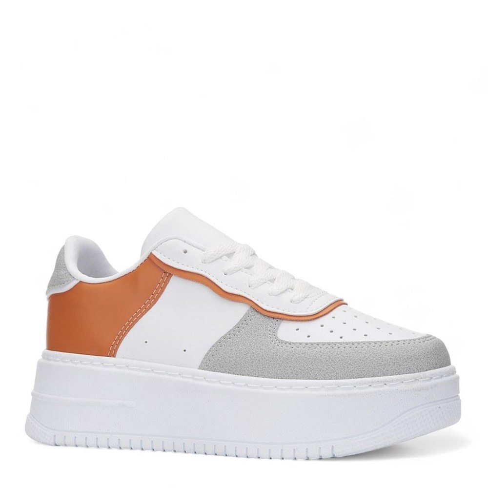 CARMELLA Spor 451 Beyaz Oranj