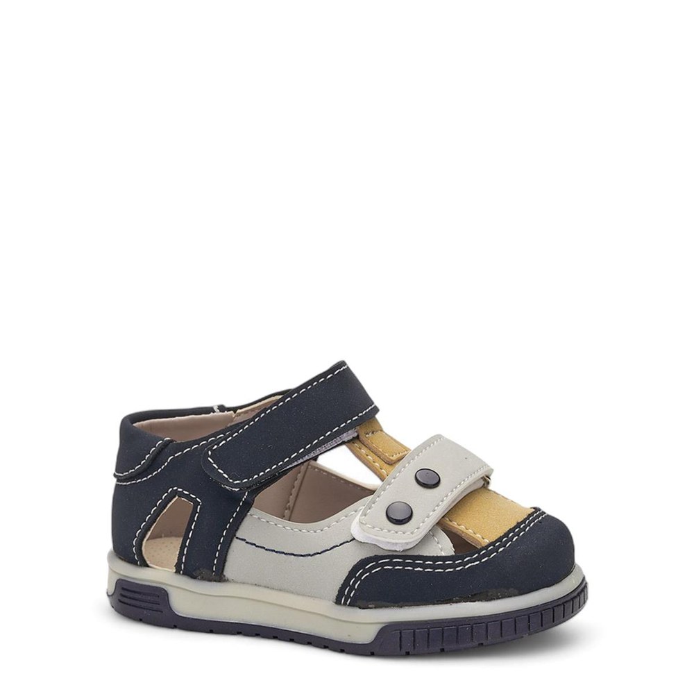 ARZEN Sandalet 029 2 Laci Nbk Sarı 19-21