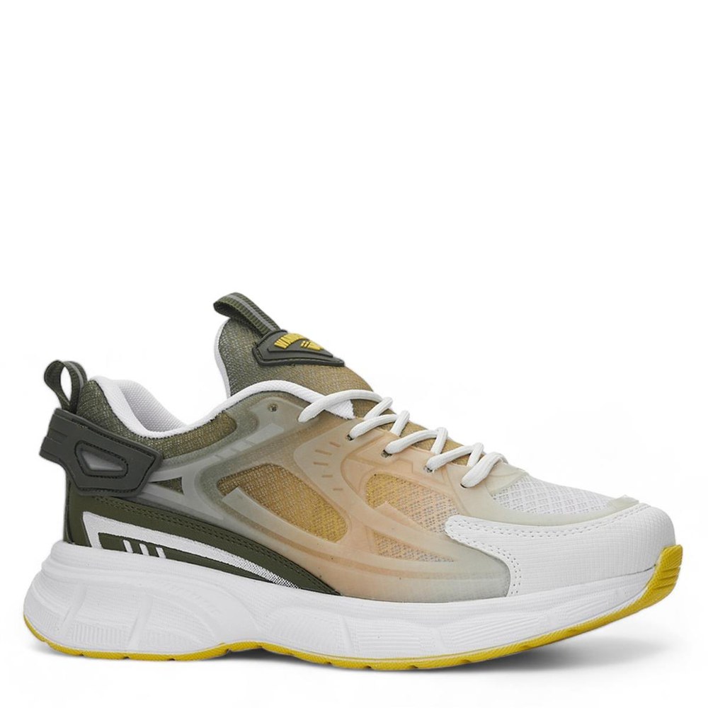 WANDERFULL Spor Anrk 4267 Haki Beyaz Sarı