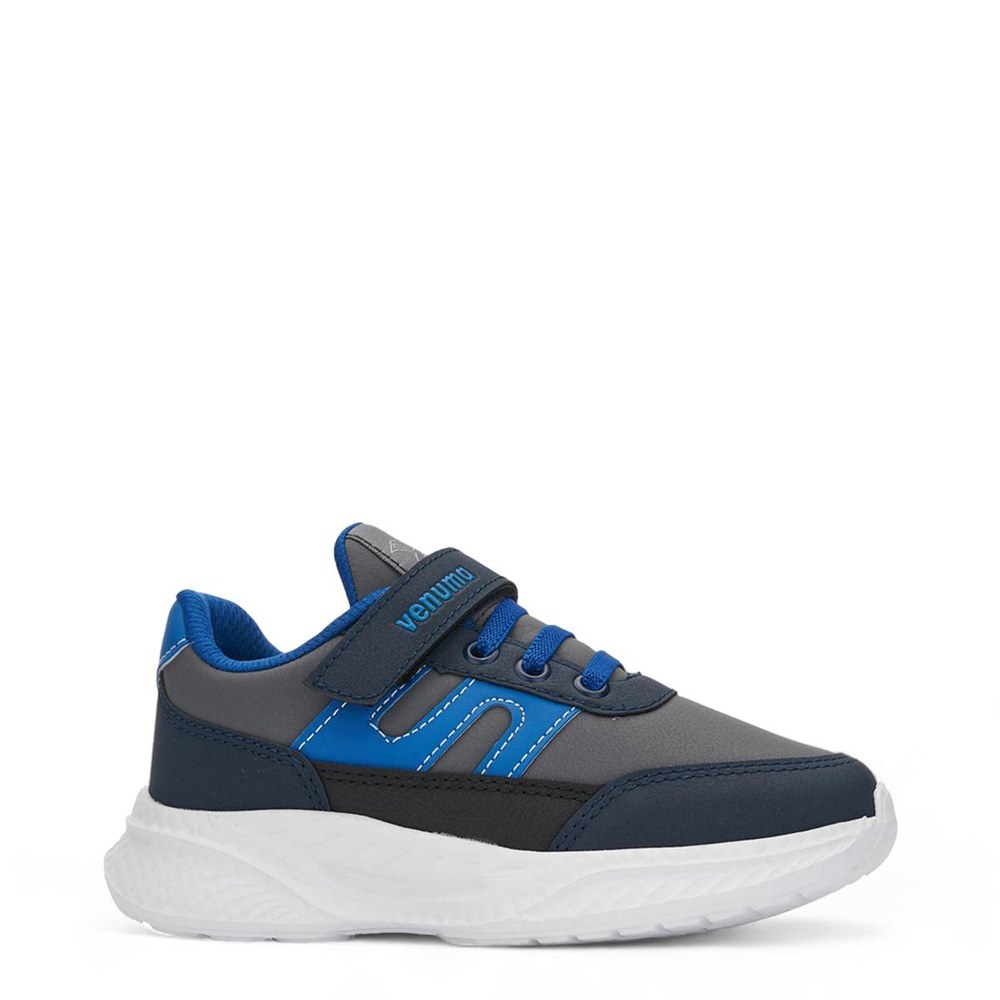 VENUMA Spor Cırtlı Cilt 334 Gri Laci Siyah Sax
