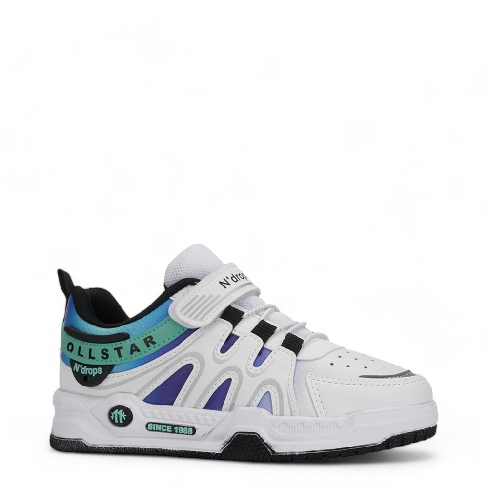 NDROPS Spor Cilt 020 Beyaz Siyah S.Yeşili