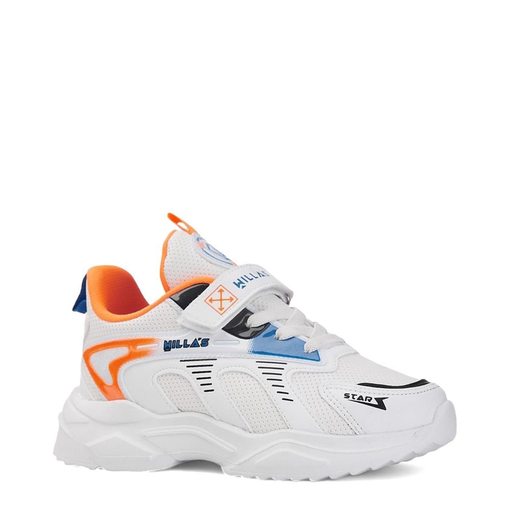 WİLLAS Spor Cilt 2552 Beyaz Oranj