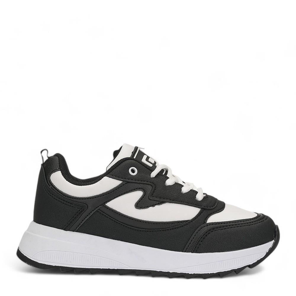 Queen Step Z Spor Cilt 4077 Siyah Beyaz Beyaz
