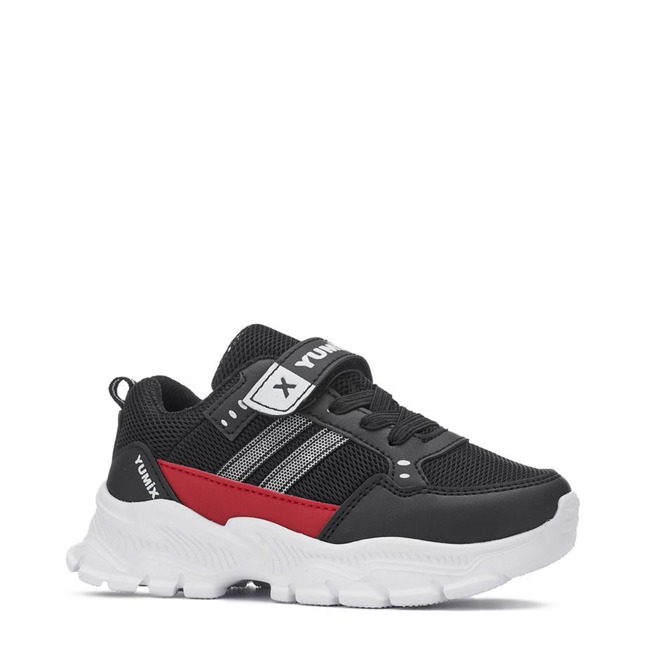 YUMİX Spor 575 A Siyah Kırmızı