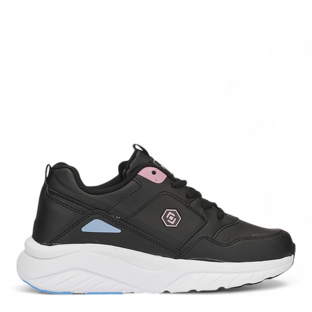 Queen Step Z Spor Cilt 2110 1 Siyah Mavi Pembe