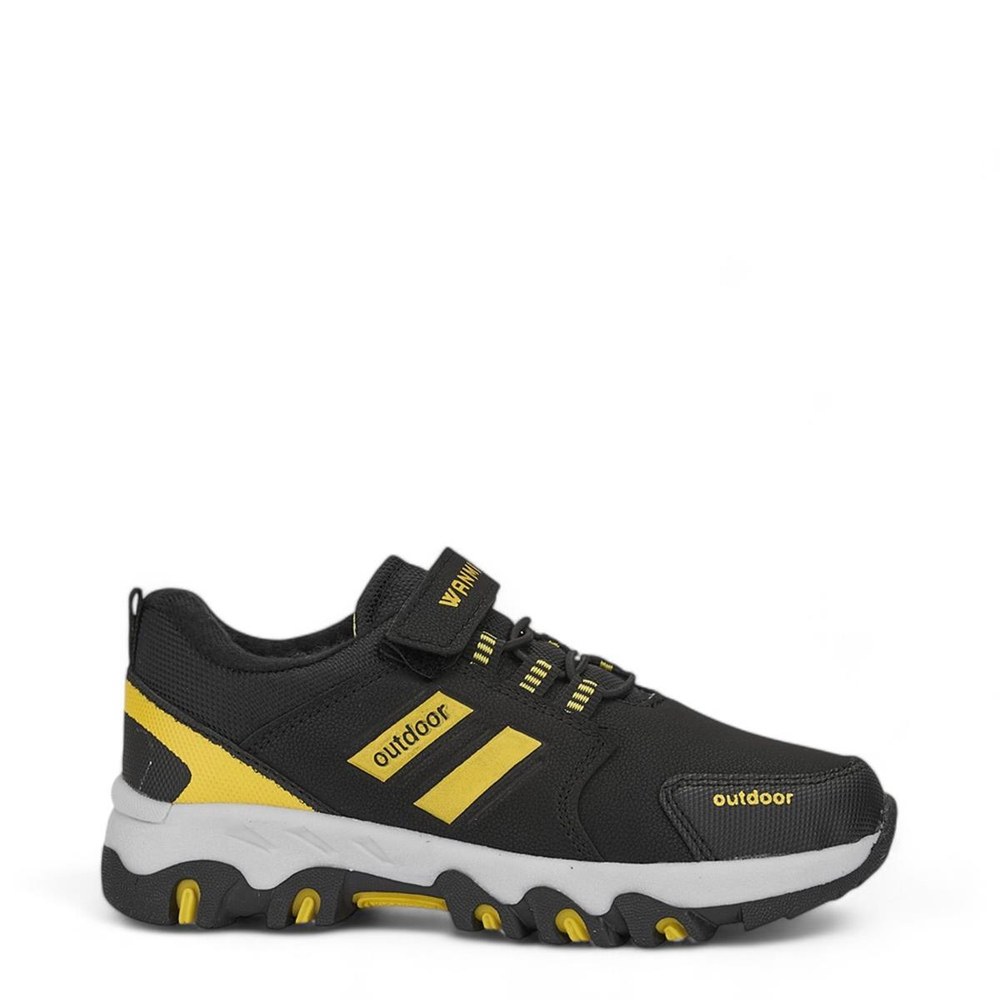 WANMİX Spor Trekking 006 Siyah Sarı