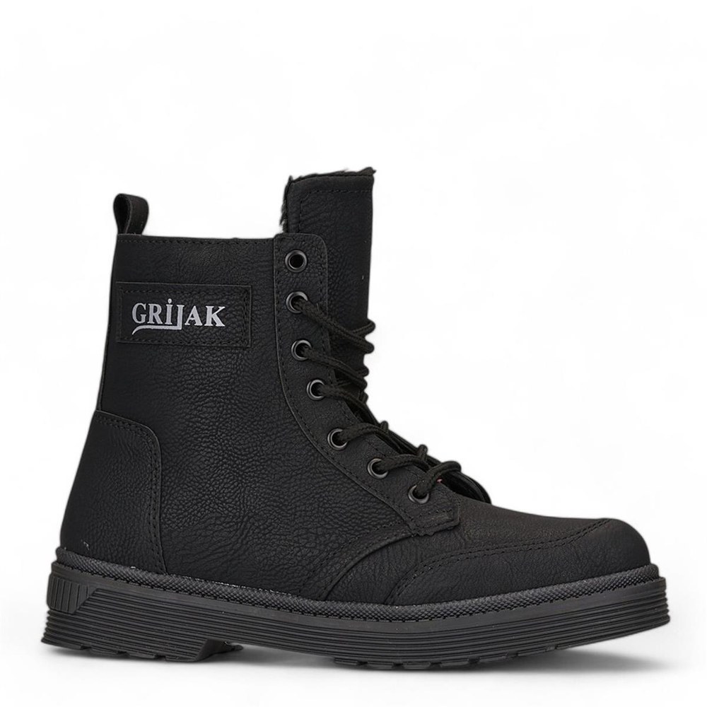 GRİJAK Bot 1004 Siyah Mumlu