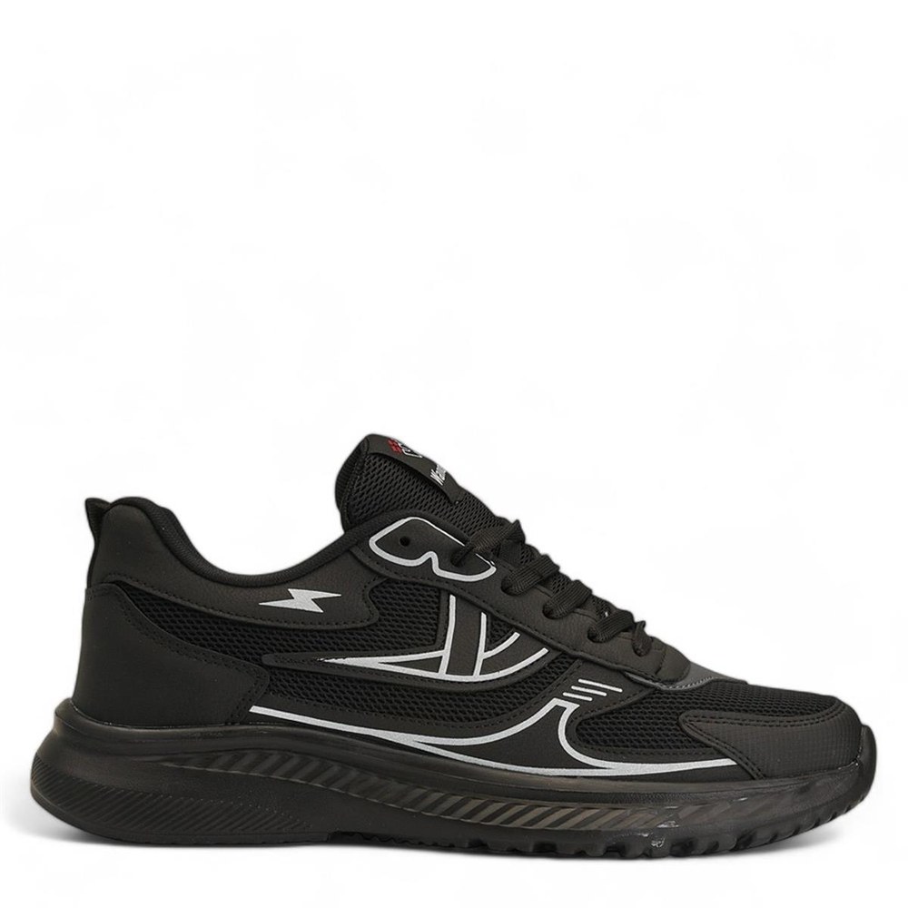 WANDERFULL Spor Anrk 4301 Siyah Beyaz Siyah