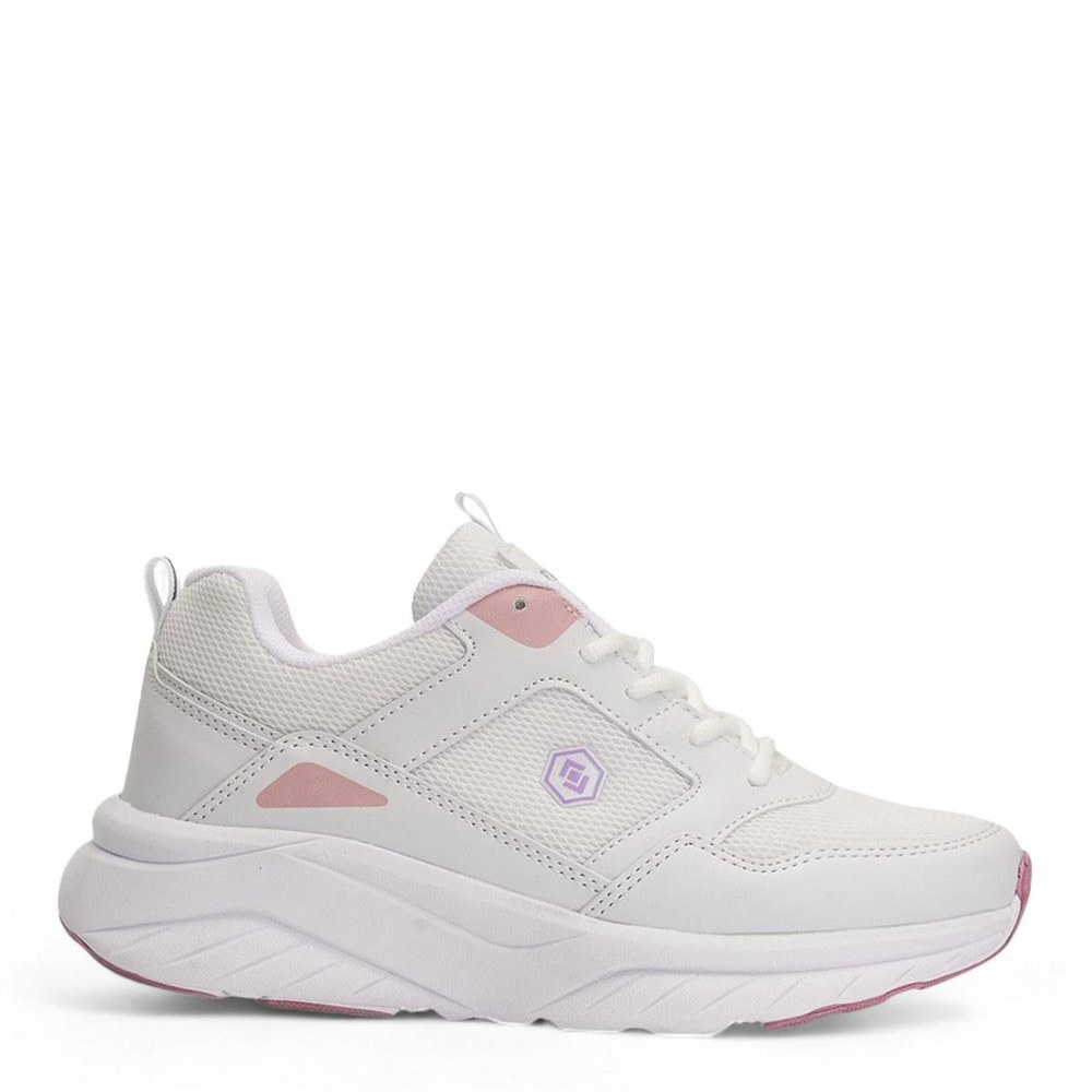 Queen Step Z Spor Anrk 2110 3 Beyaz Pembe