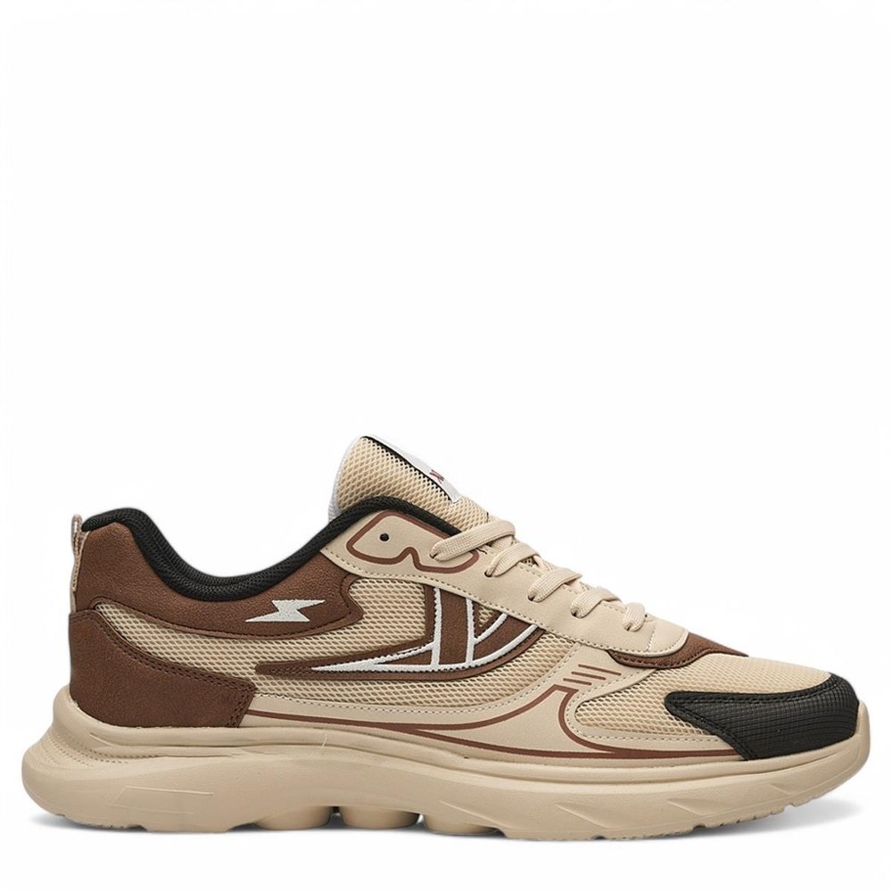 WANDERFULL Battal Spor 4301 A Bej Siyah Taba