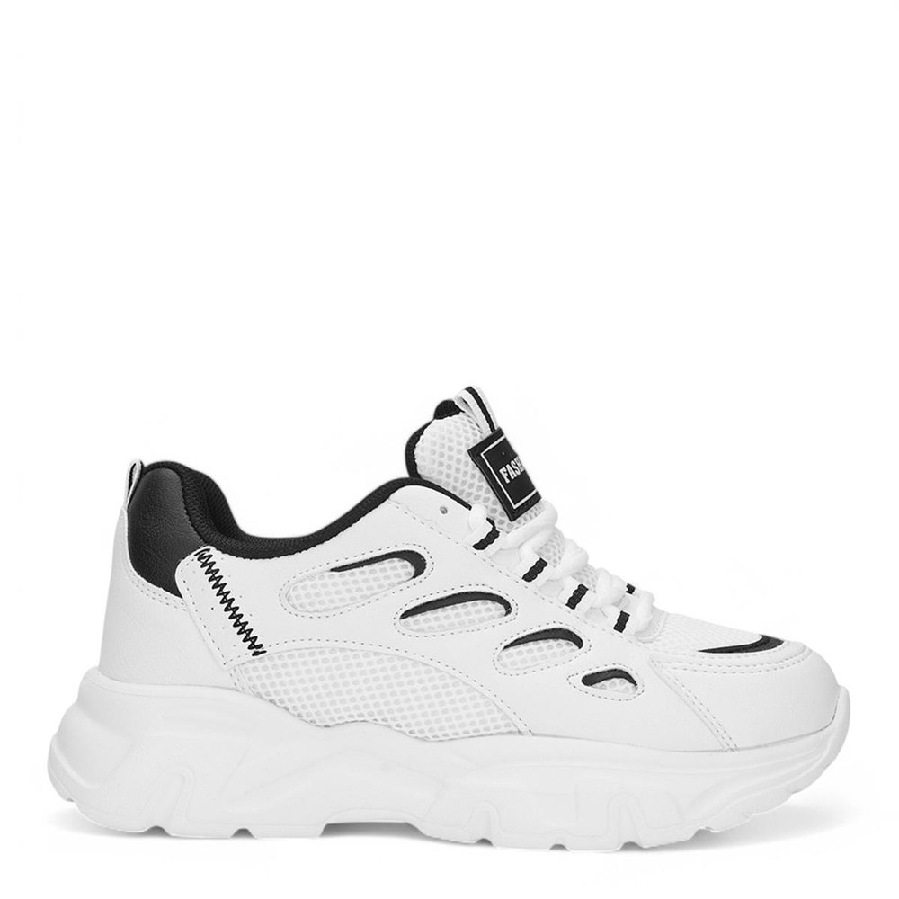 Queen Step Z Spor Anrk 1001 8 Beyaz Siyah
