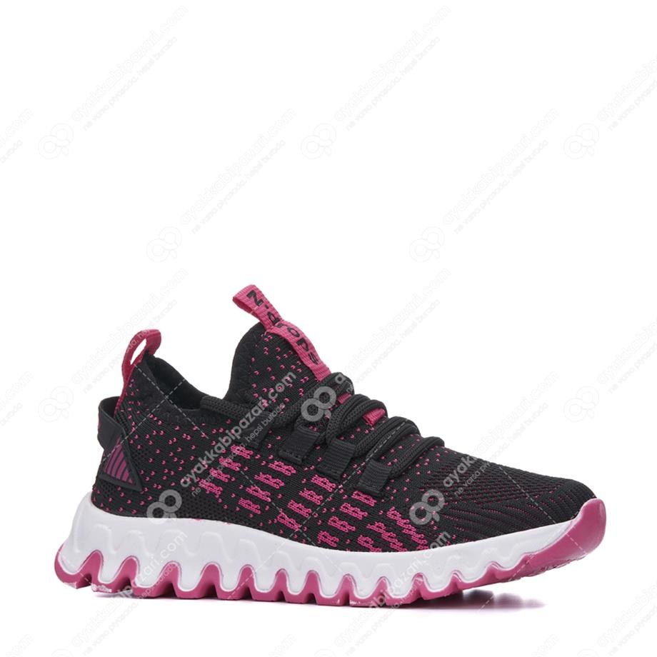 NDROPS Spor 05 A Siyah Fuşya