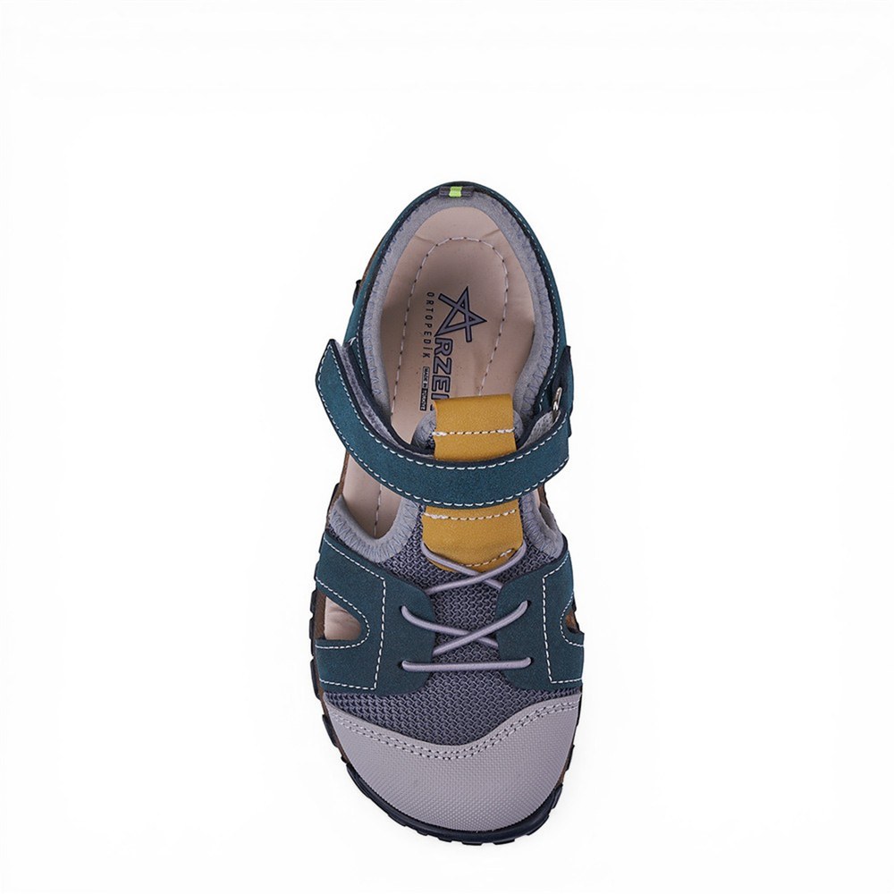 ARZEN Sandalet 600 Laci Nubuk Sarı