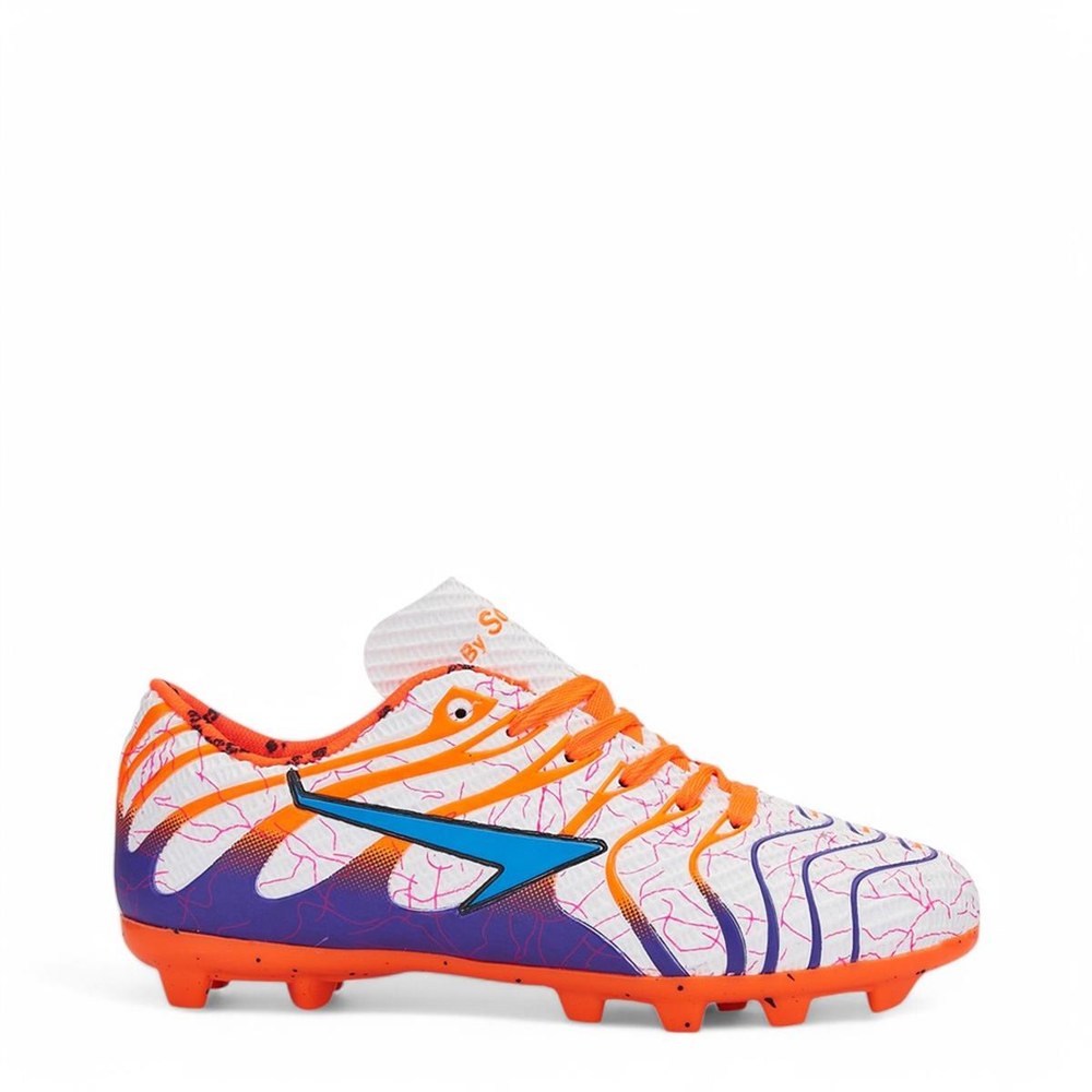 SOCCERS K.R 2040 Beyaz Oranj Mor