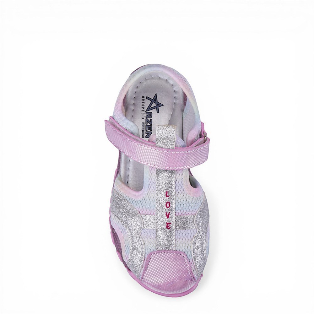 ARZEN Sandalet 610 Pembe Gökkuşağı