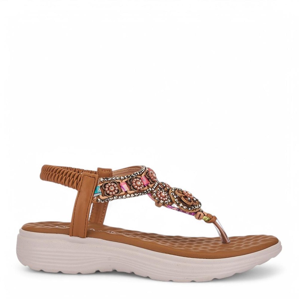 DİVAMOD Sandalet 09 Taba