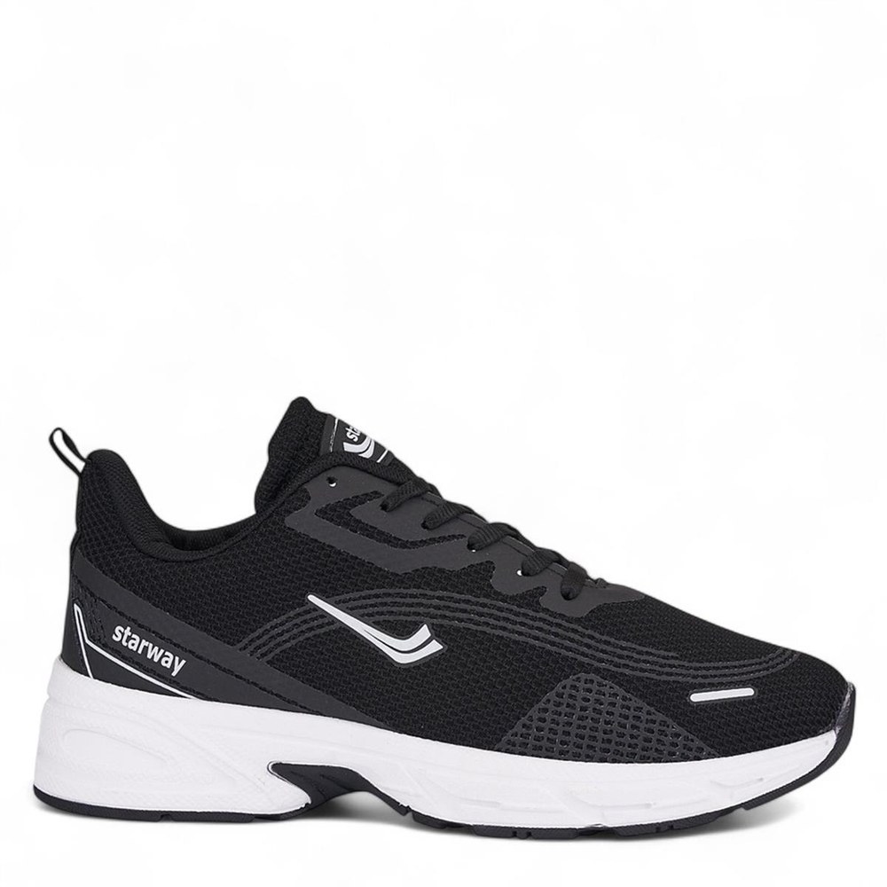 STARWAY Spor Triko X23 Siyah Beyaz