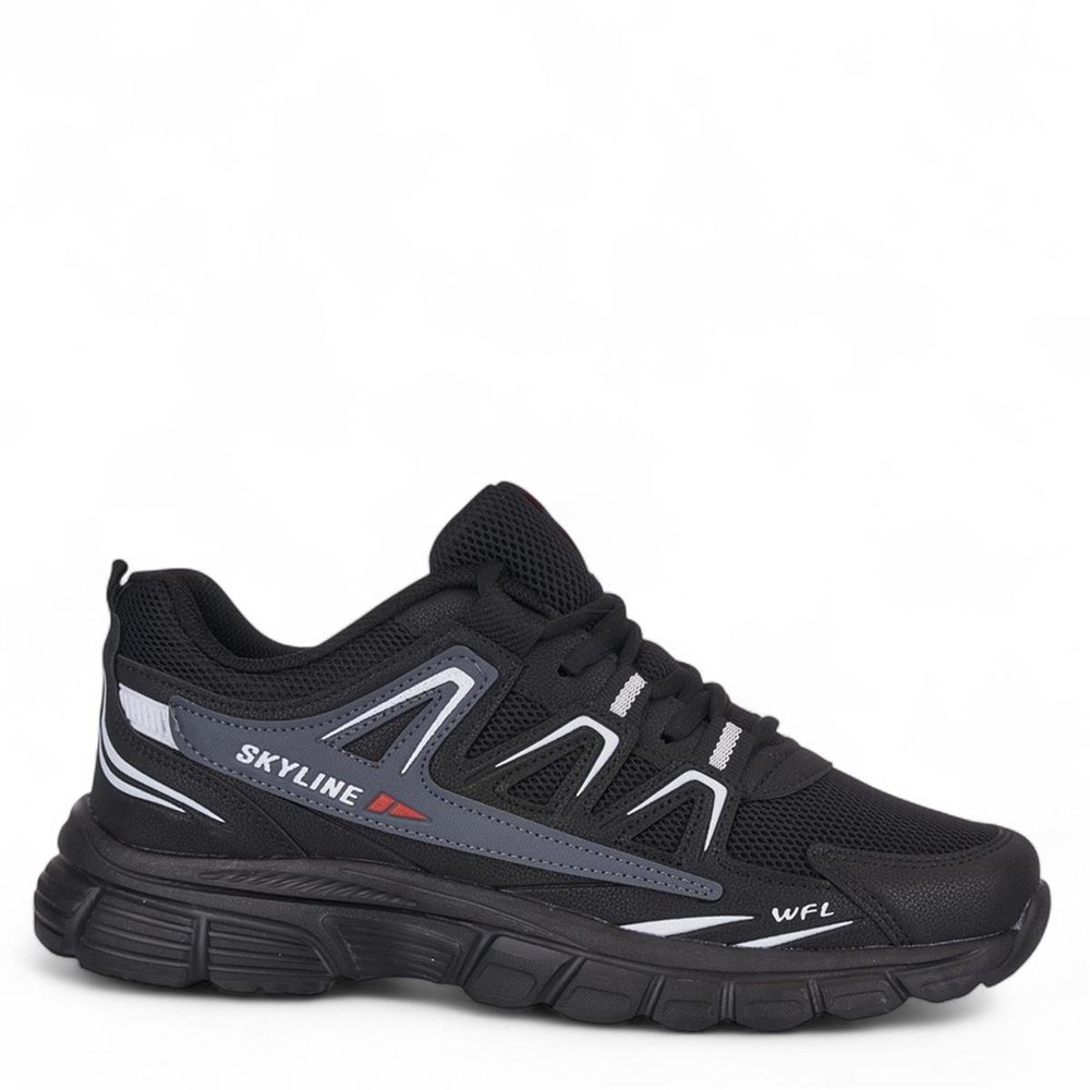 WANDERFULL Spor Anrk 4281 Siyah Beyaz Siyah