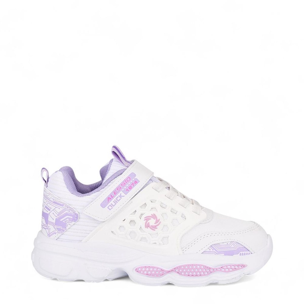 ALESSİO Spor Cilt 019 Beyaz Lila
