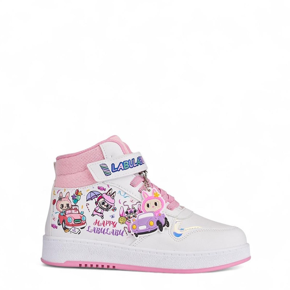 Pro Kıds F Spor 4444 Beyaz Pembe