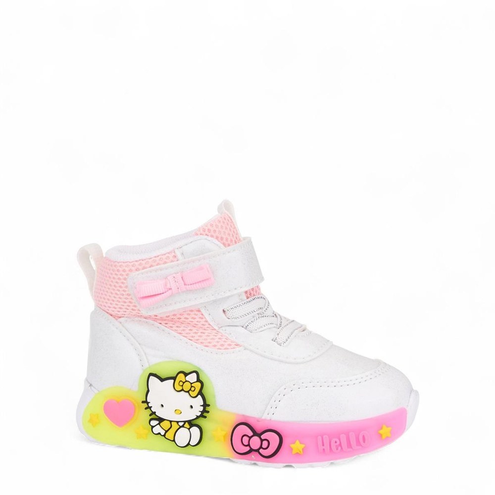 PİCASSO Bot 150 Beyaz Pembe Simli
