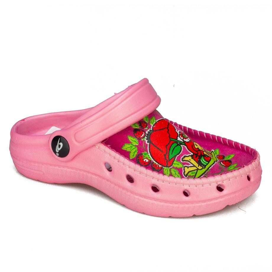 HSM Terlik Bezli Crox Pembe